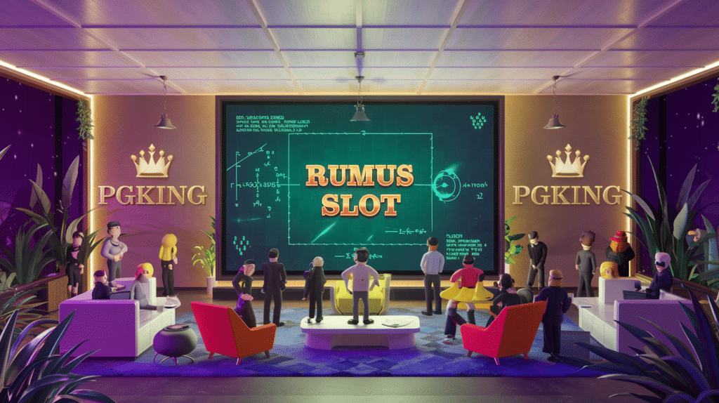 Strategi Rumus Slot Untuk Meningkatkan Peluang Menang Kamu 3 Ruangan penuh orang sedang mempelajari Rumus Slot PGKING