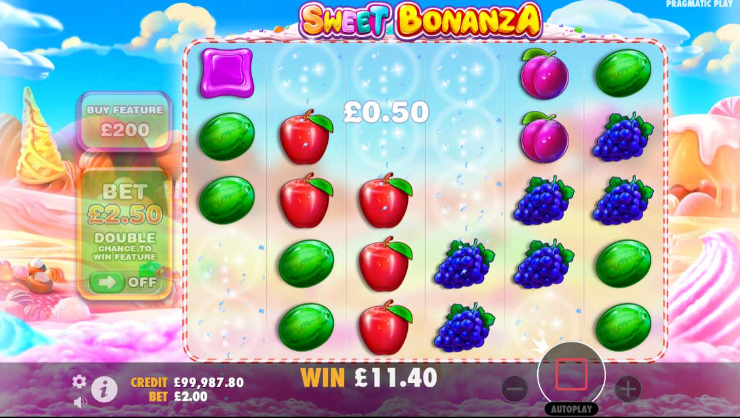 Fitur Tumble Sweet Bonanza