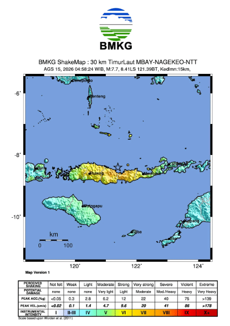 Peringatan Gempa NTT Magnitud 7.7 Guncang Flores 2 image 2