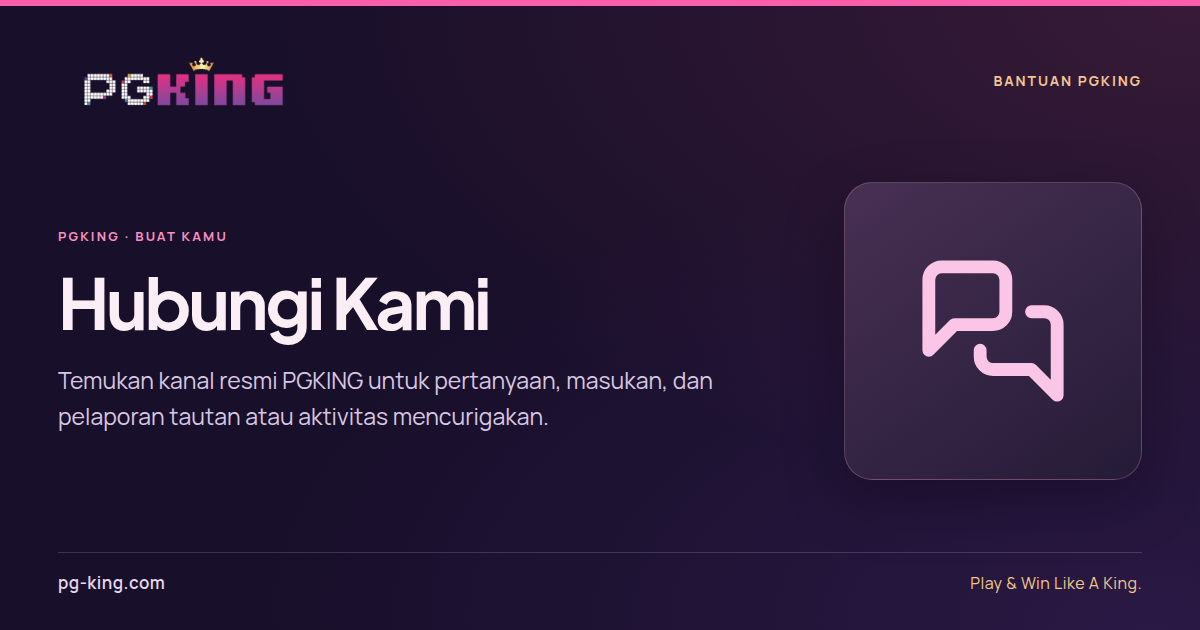 Hubungi Kami 1 Hubungi Kami — PGKING