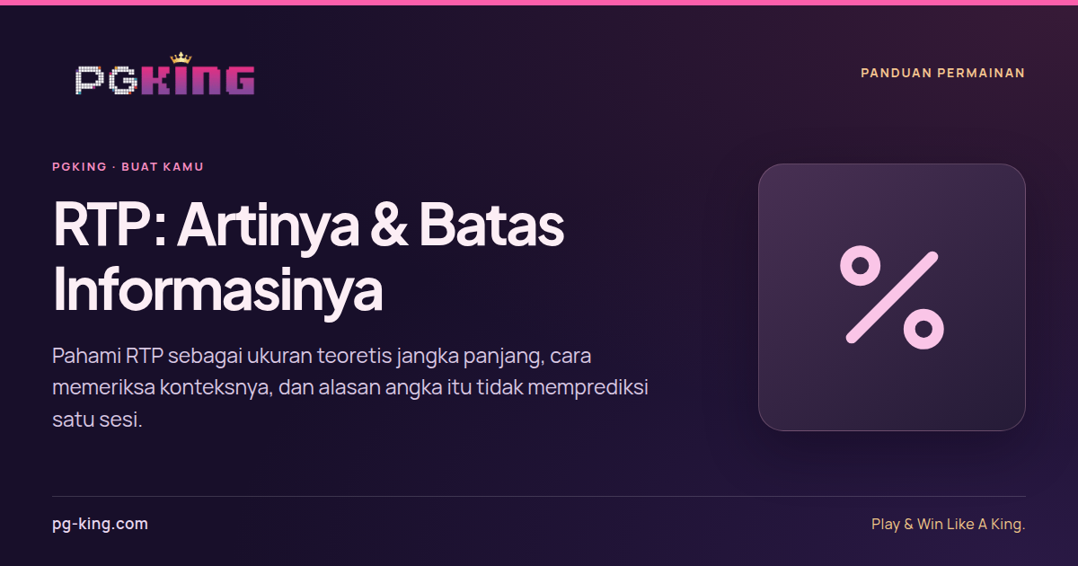 RTP: Artinya & Batas Informasinya 1 RTP: Artinya & Batas Informasinya — PGKING